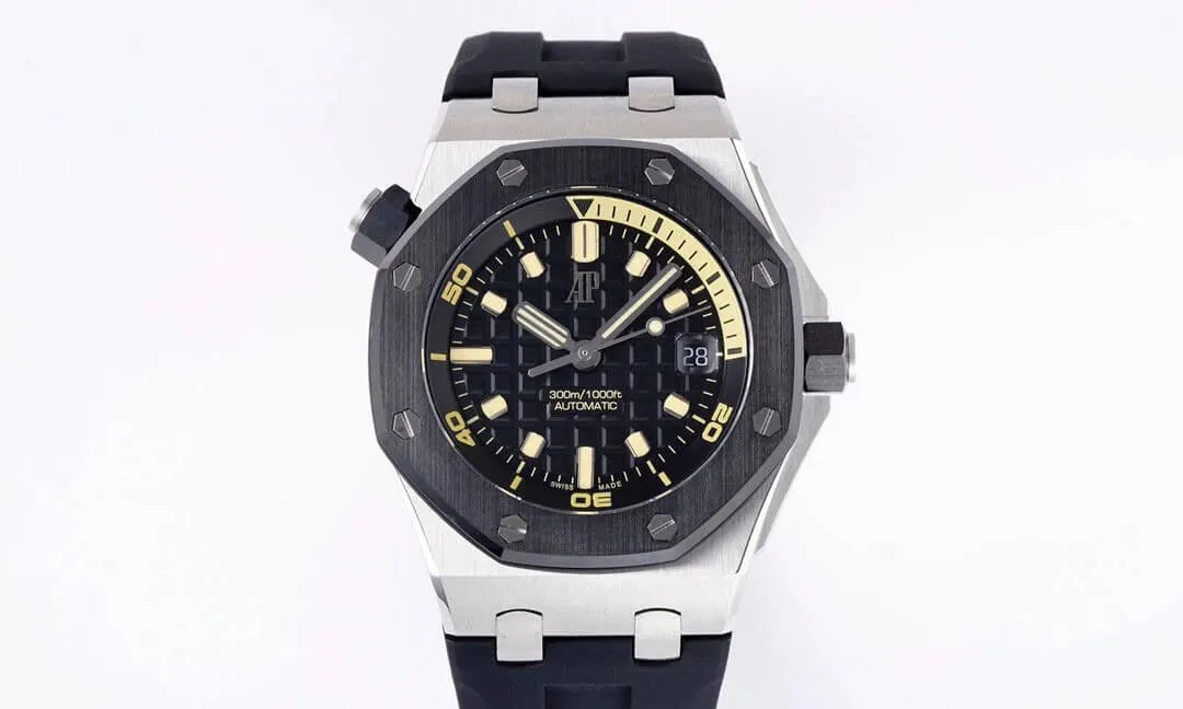 Audemars Piguet Royal Oak Offshore 15720CN.OO.A002CA.01 ZF Factory 1:1 Best Edition Replica Watch Black Strap